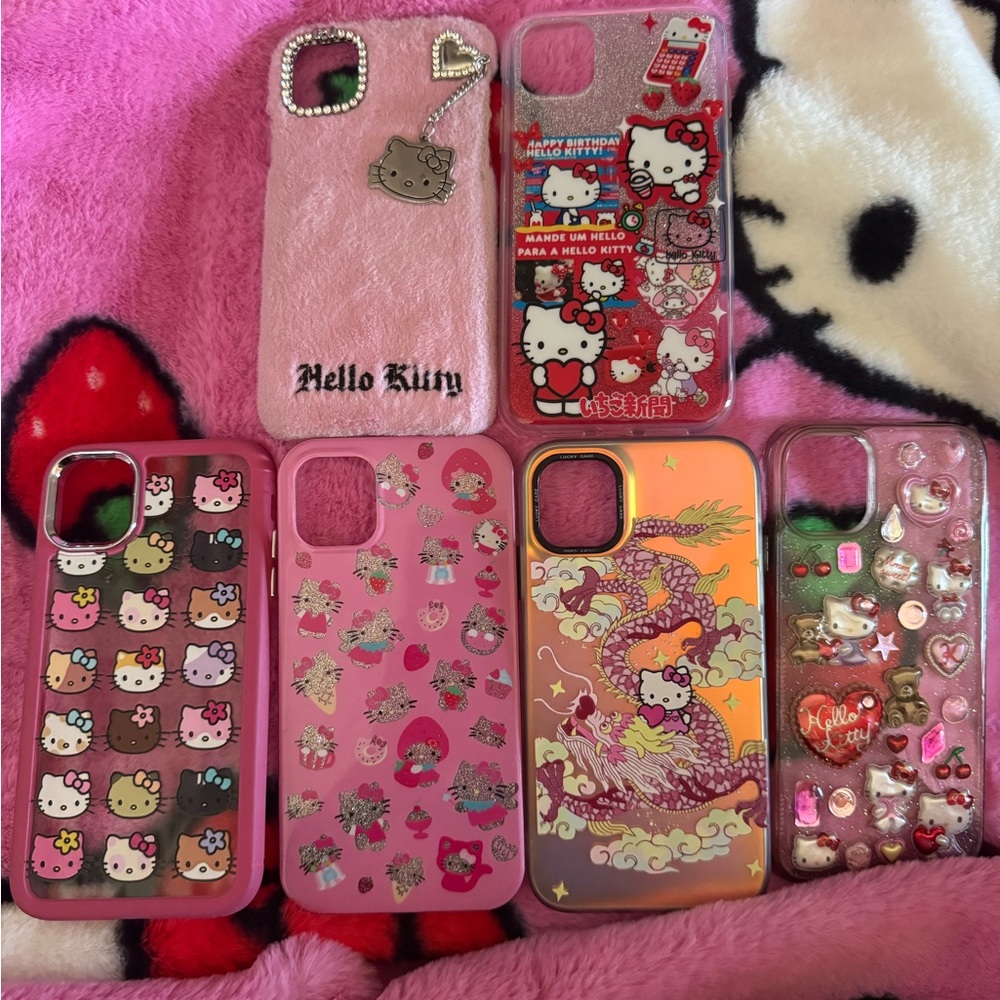 Hello kitty iPhone 11 case lot